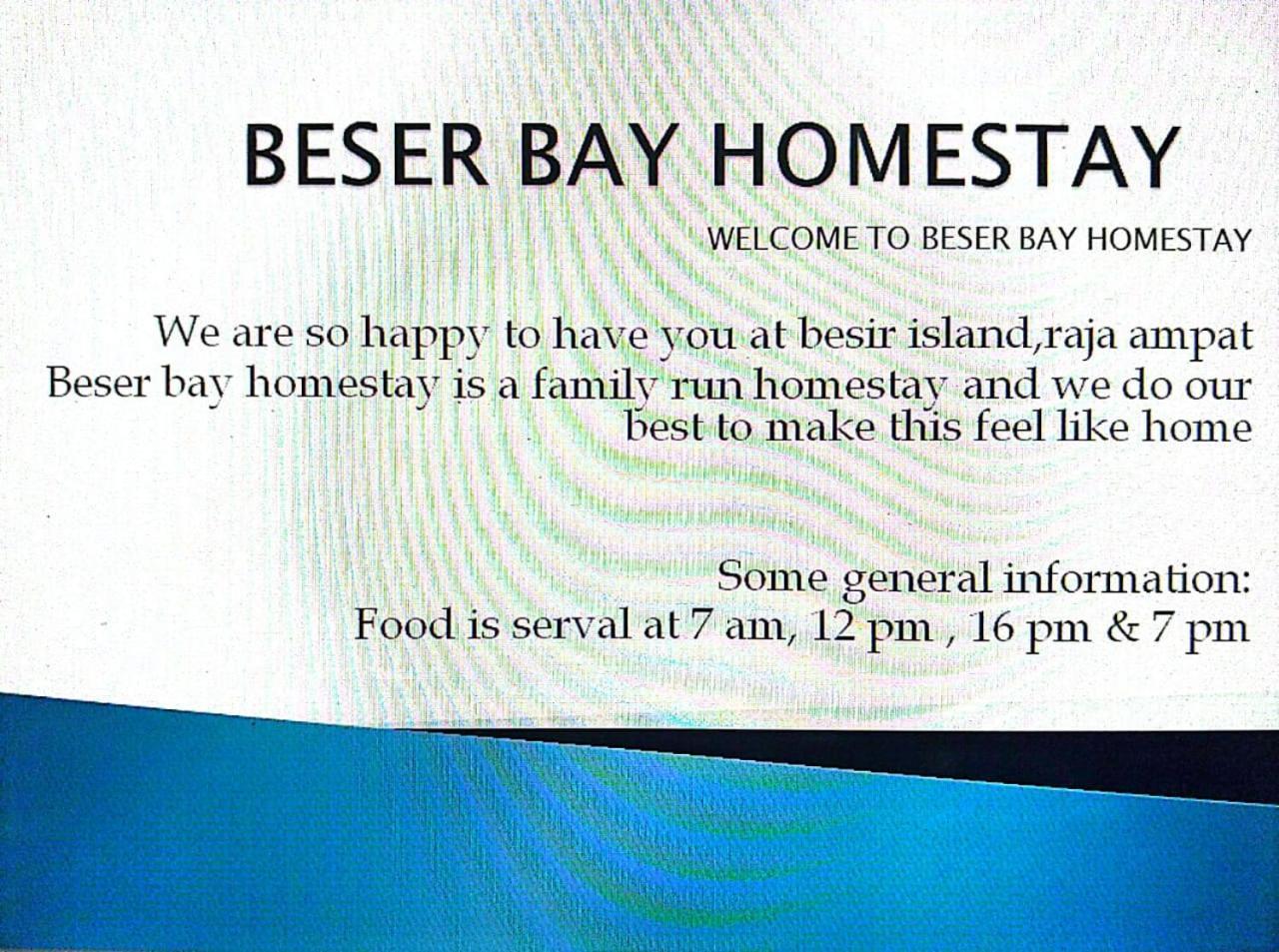 Beser Bay Homestay Besir Экстерьер фото
